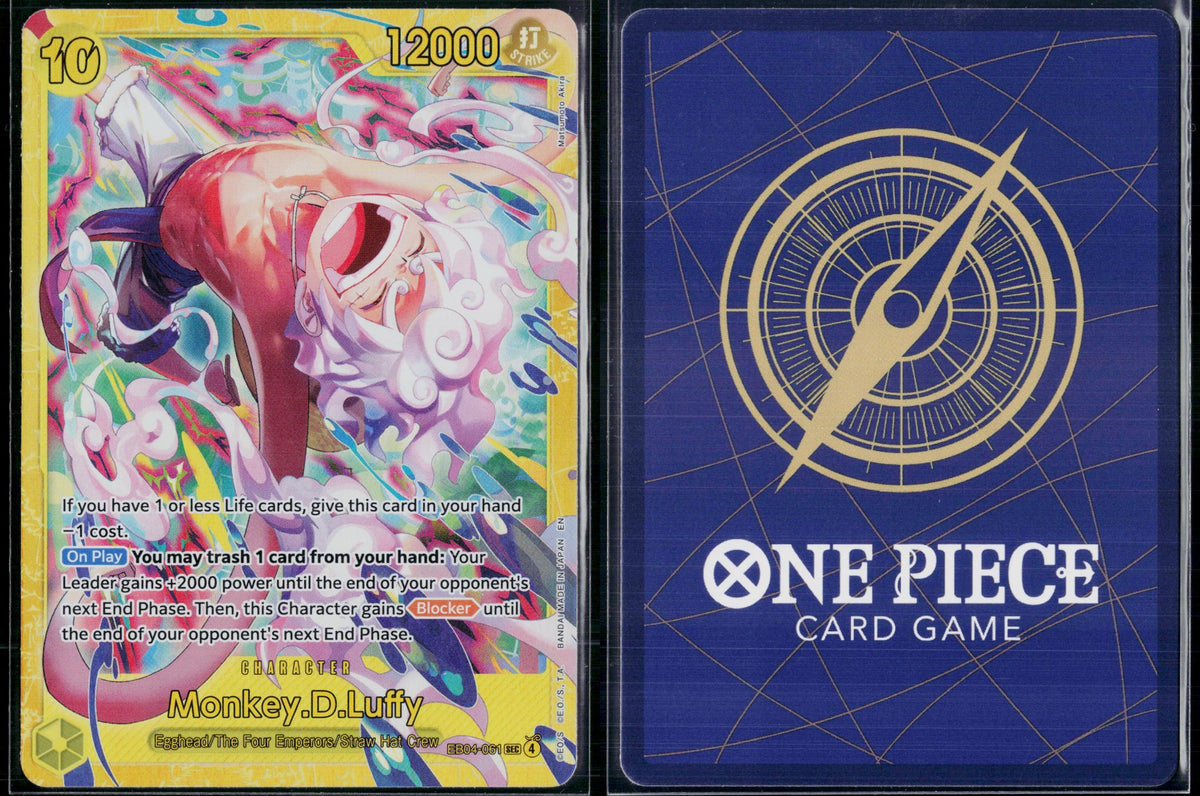 MONKEY.D.LUFFY EB04-061 ONE PIECE ADVENTURE ON KAMI'S ISLAND SEC NM