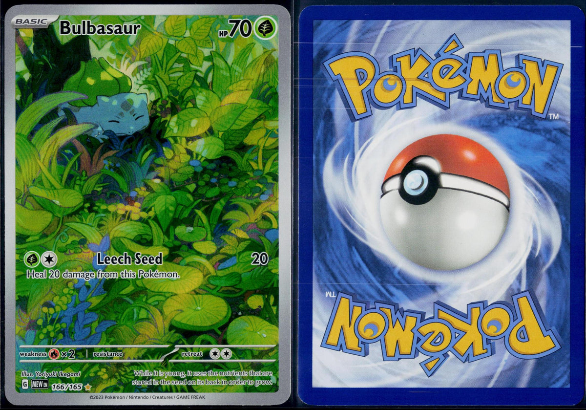 BULBASAUR 166/165 🐬 POKEMON 151 IR ☀️ HOLO NM/M 🌴