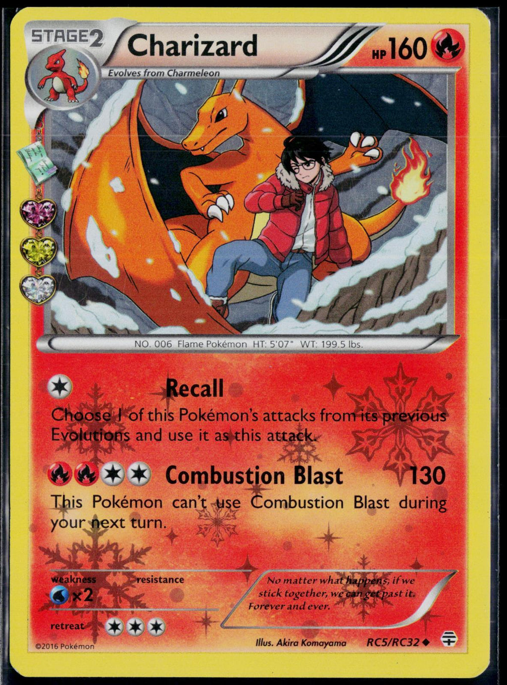 CHARIZARD RC5/RC32 POKEMON GENERATIONS UC HOLO LP