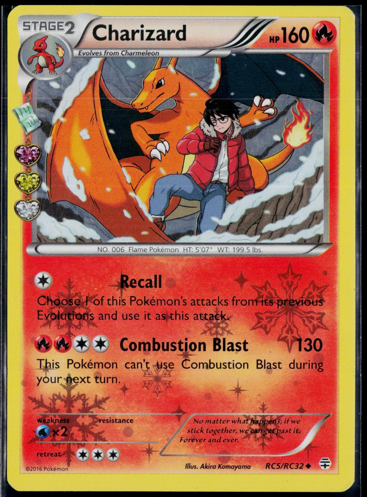 CHARIZARD RC5/RC32 POKEMON GENERATIONS UC HOLO LP