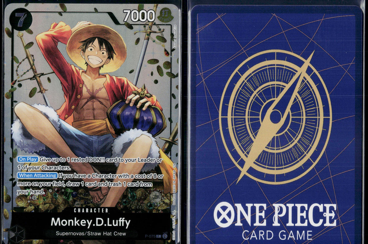 MONKEY.D.LUFFY (PREMIUM CARD COLLECTION) P-075 ONE PIECE NM