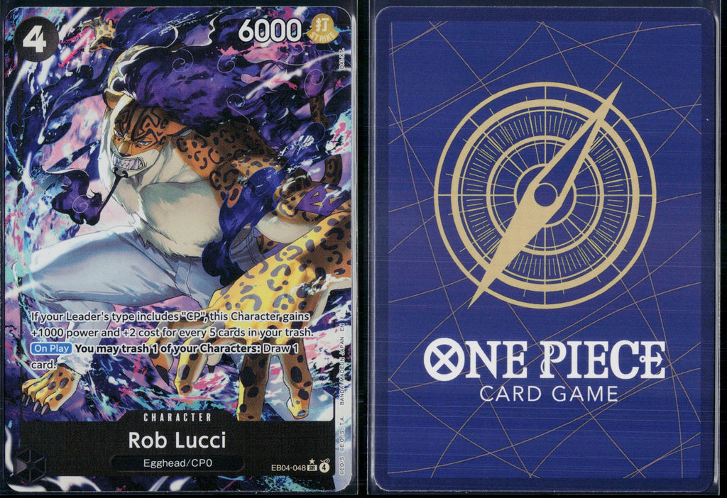 ROB LUCCI (ALTERNATE ART) EB04-048 ONE PIECE ADVENTURE ON KAMI'S ISLAND SR NM