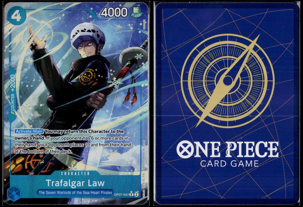 TRAFALGAR LAW (047) (PARALLEL) OP07-047 ONE PIECE FOIL NM