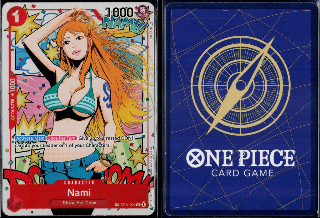 NAMI (TR) ST01-007 ONE PIECE WINGS OF THE CAPTAIN TREASURE RARE FOIL LP