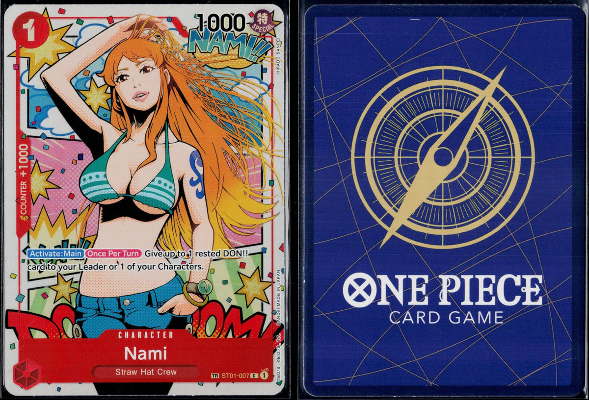 NAMI (TR) ST01-007 ONE PIECE WINGS OF THE CAPTAIN TREASURE RARE FOIL LP