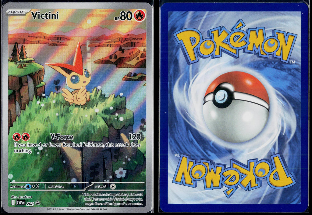 VICTINI 208 POKEMON SCARLET & VIOLET PROMO HOLO P NM