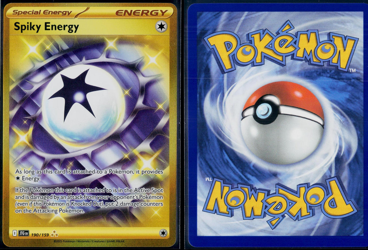 SPIKY ENERGY 190/159 🐬 POKEMON JOURNEY TOGETHER HR ☀️ HOLO NM/M 🌴