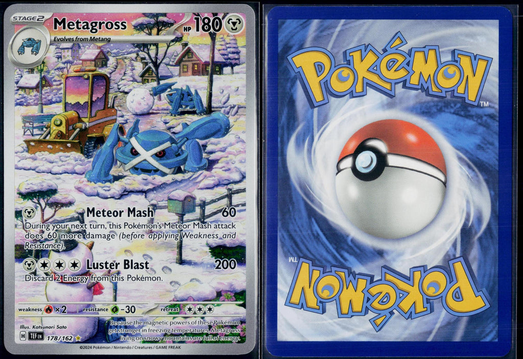 METAGROSS 178/162 POKEMON TEMPORAL FORCES ILLUSTRATION RARE NM