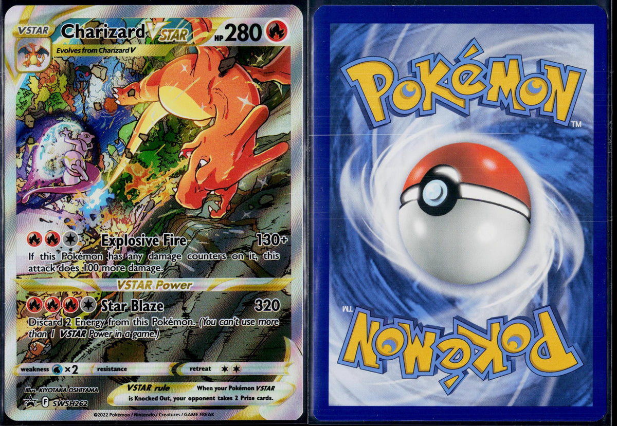 CHARIZARD VSTAR SWSH262 POKEMON SWORD & SHIELD PROMO HOLO P NM