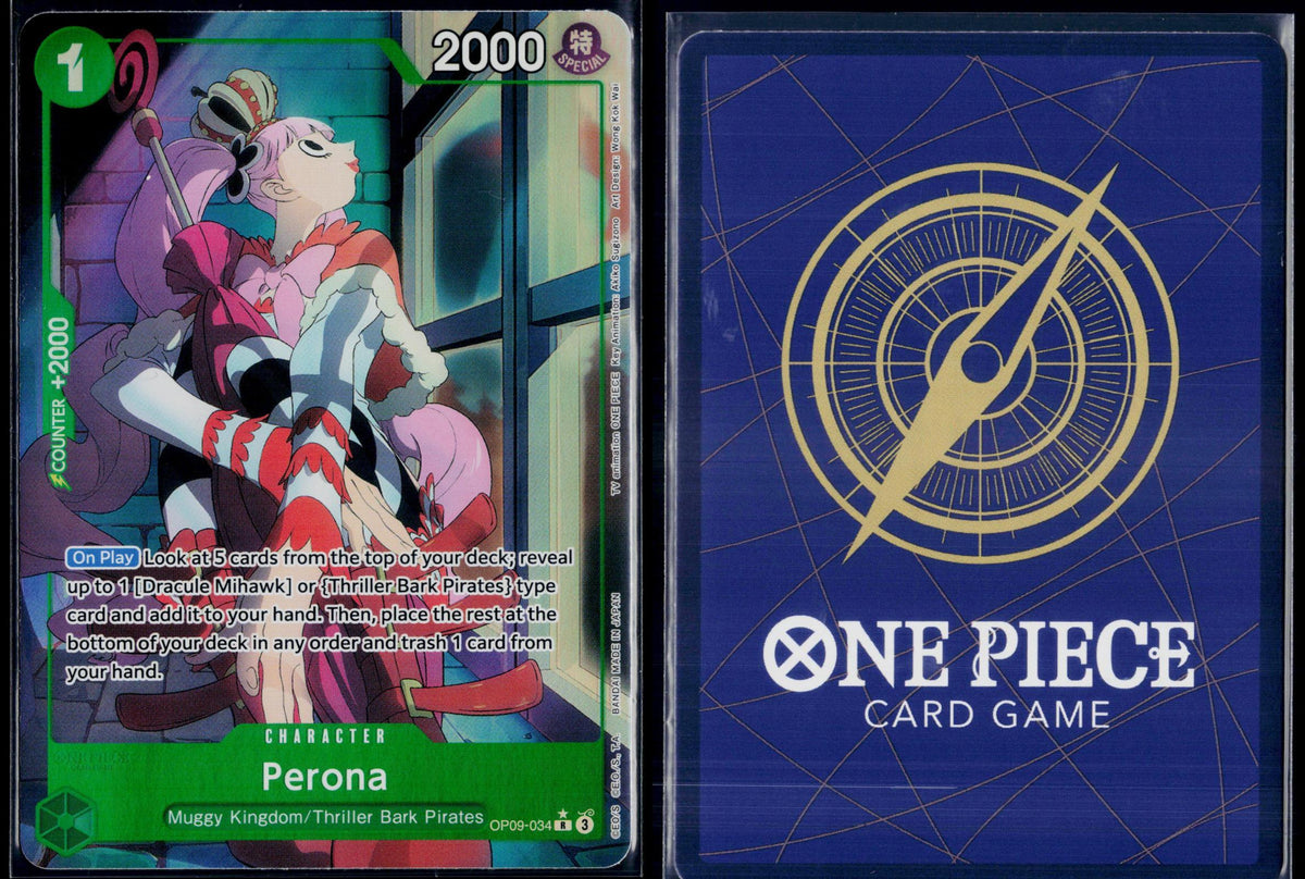 PERONA (PARALLEL) OP09-034 ONE PIECE EMPERORS IN THE NEW WORLD R NM