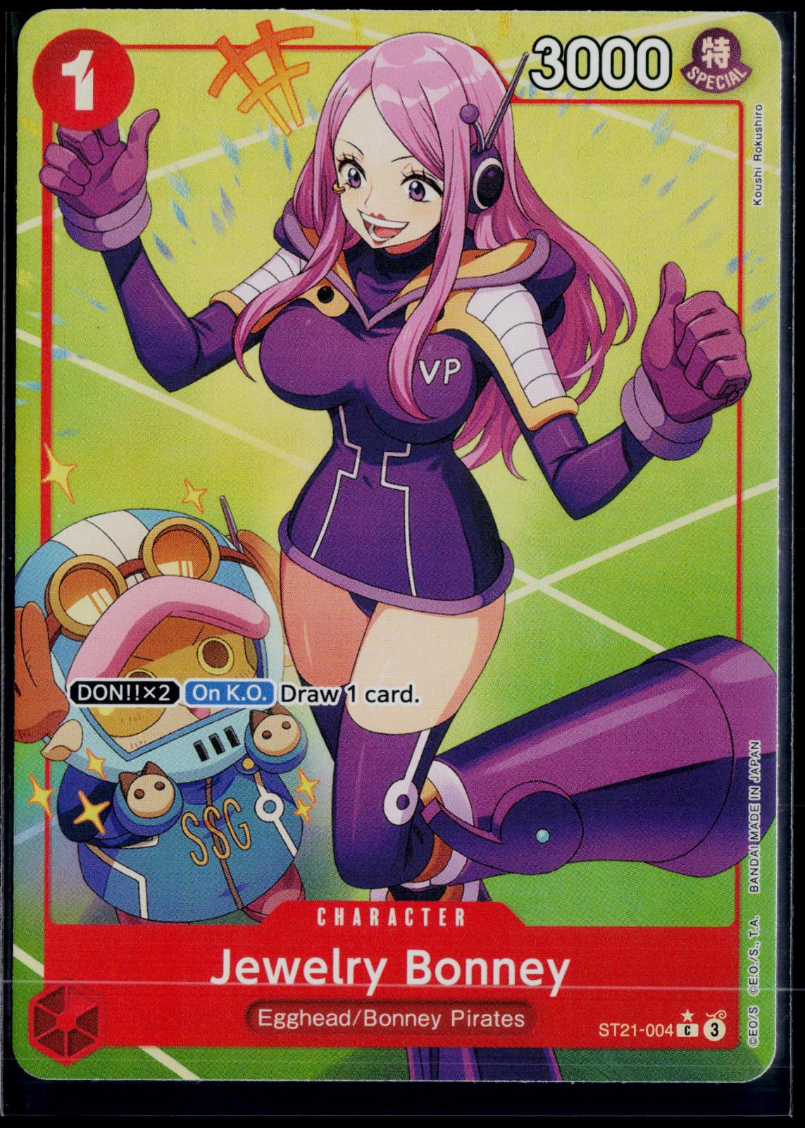 JEWELRY BONNEY (PARALLEL) ST21-004 ONE PIECE STARTER DECK EX: GEAR 5 C FOIL NM