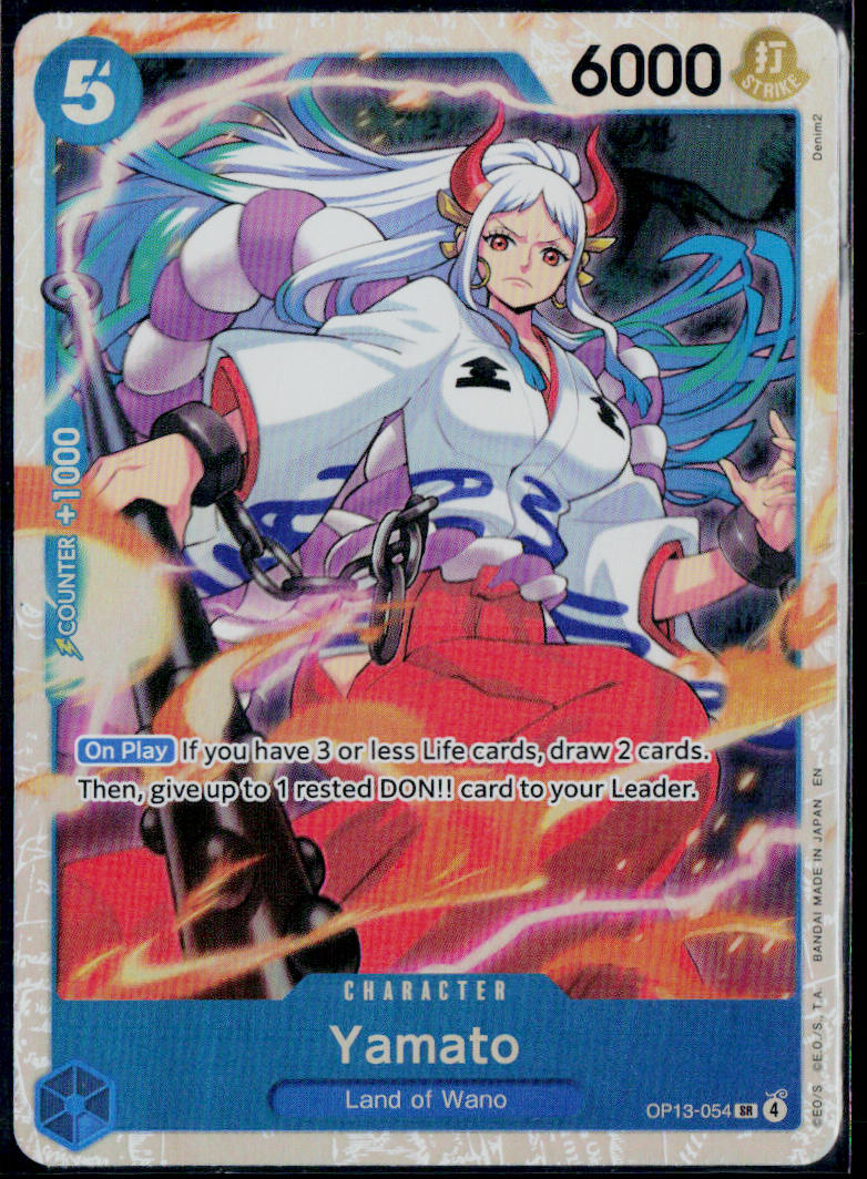 YAMATO OP13-054 ONE PIECE CARRYING ON HIS WILL SR NM