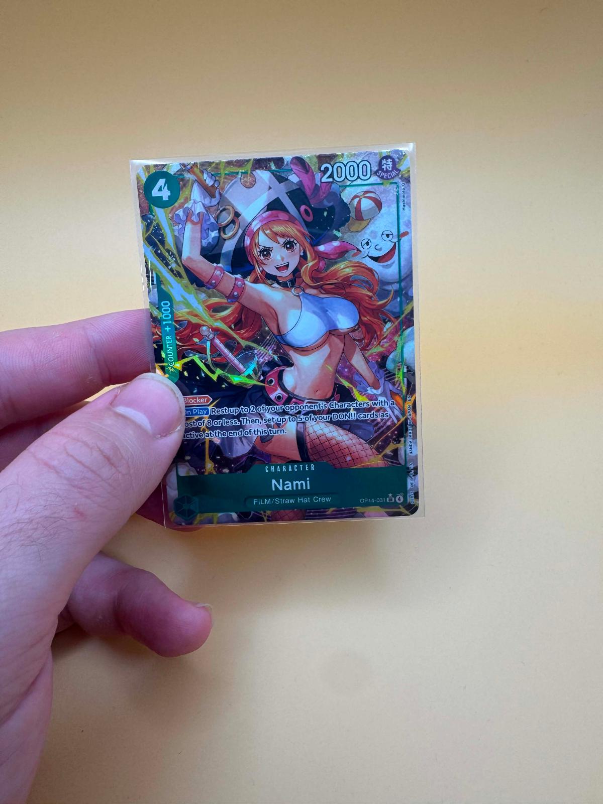 NAMI (ALTERNATE ART) OP14-031 ONE PIECE THE AZURE SEA'S SEVEN SR NM