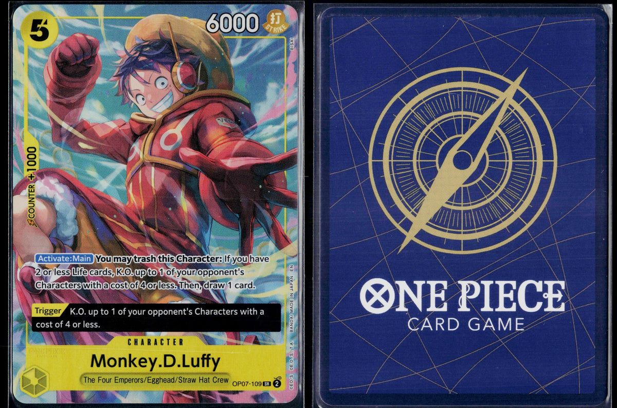 MONKEY.D.LUFFY (ILLUSTRATION BOX VOL.3) OP07-109 ONE PIECE NM