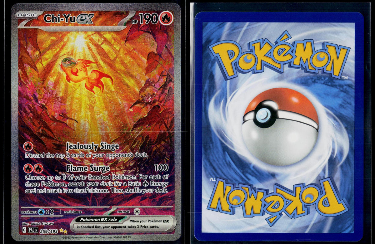 CHI-YU EX 259/193 POKEMON PALDEA EVOLVED SPECIAL ILLUSTRATION RARE HOLO NM