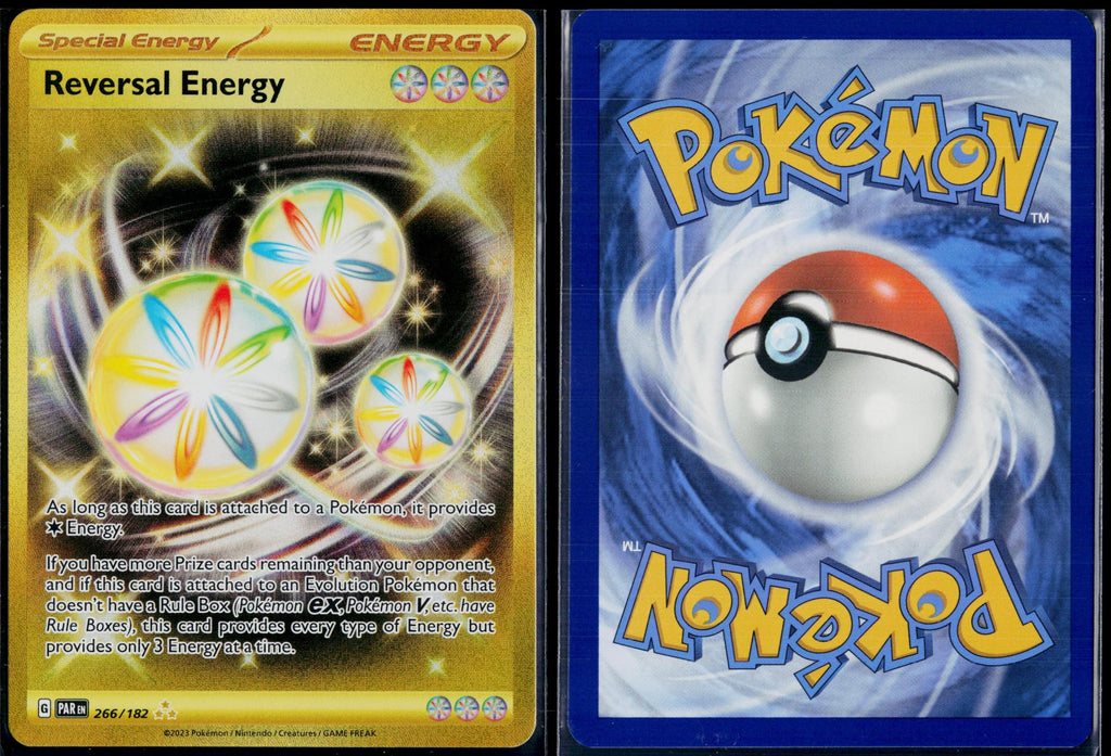 REVERSAL ENERGY 266/182 POKEMON PARADOX RIFT HYPER RARE HOLO NM