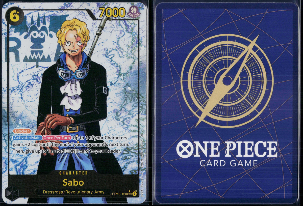 SABO (120) (PARALLEL) OP13-120 ONE PIECE CARRYING ON HIS WILL SEC NM