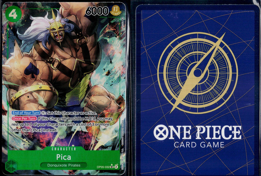 PICA (ALTERNATE ART) OP05-032 ONE PIECE AWAKENING OF THE NEW ERA SR FOIL NM