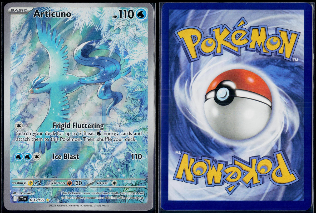 ARTICUNO 161/159 POKEMON JOURNEY TOGETHER ILLUSTRATION RARE HOLO NM