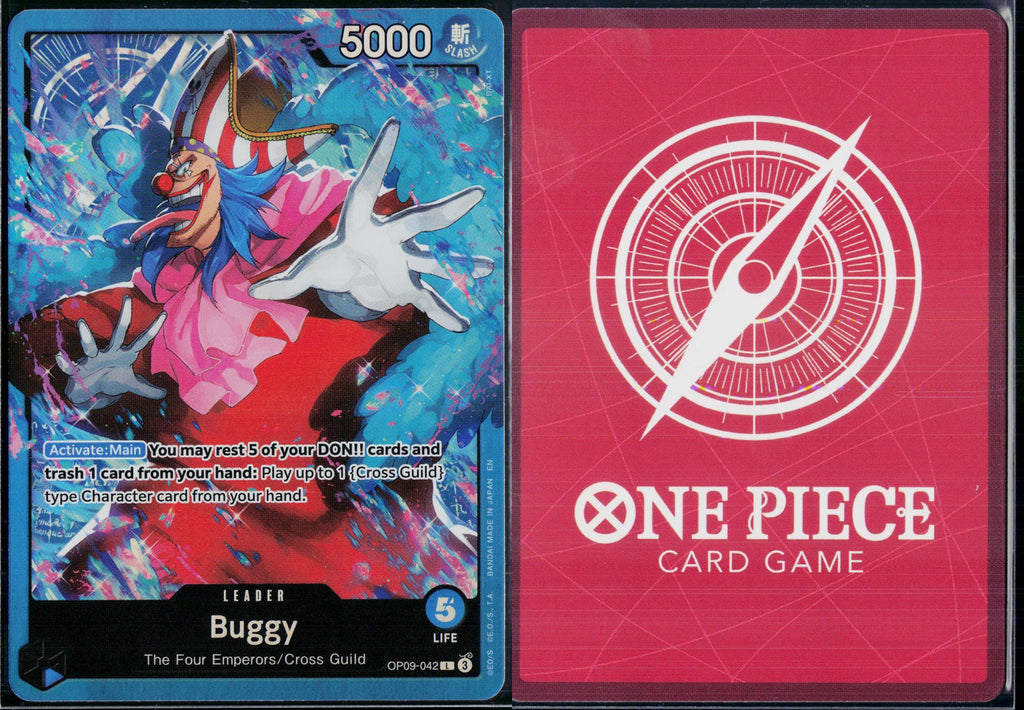 BUGGY OP09-042 ONE PIECE STARTER DECK 25: BLUE BUGGY L NM