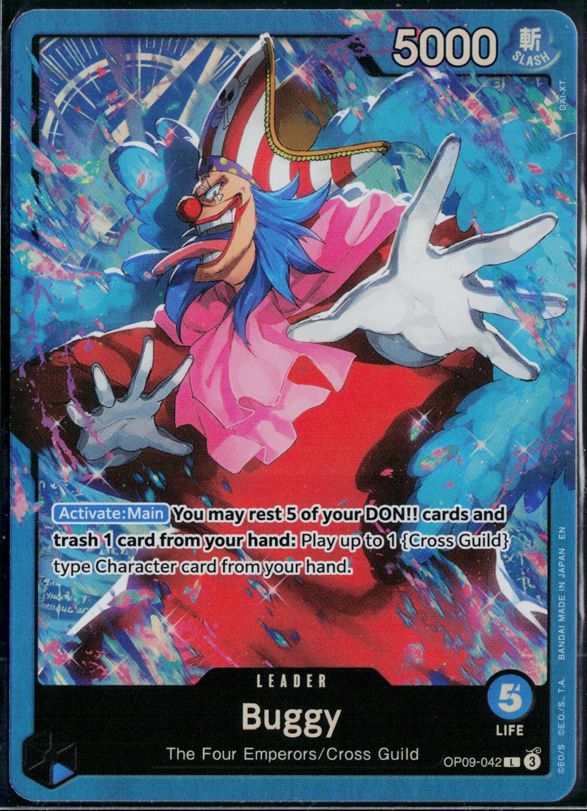 BUGGY OP09-042 ONE PIECE STARTER DECK 25: BLUE BUGGY L NM