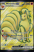 NINETALES EX 186/165 🐬 POKEMON 151 UR ☀️ HOLO NM/M 🌴