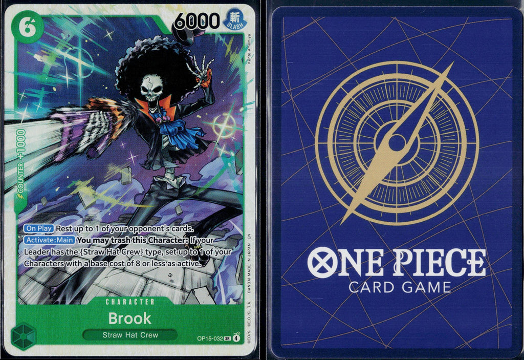 BROOK OP15-032 ONE PIECE ADVENTURE ON KAMI'S ISLAND SR NM