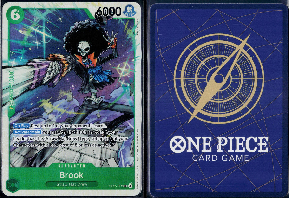 BROOK OP15-032 ONE PIECE ADVENTURE ON KAMI'S ISLAND SR NM