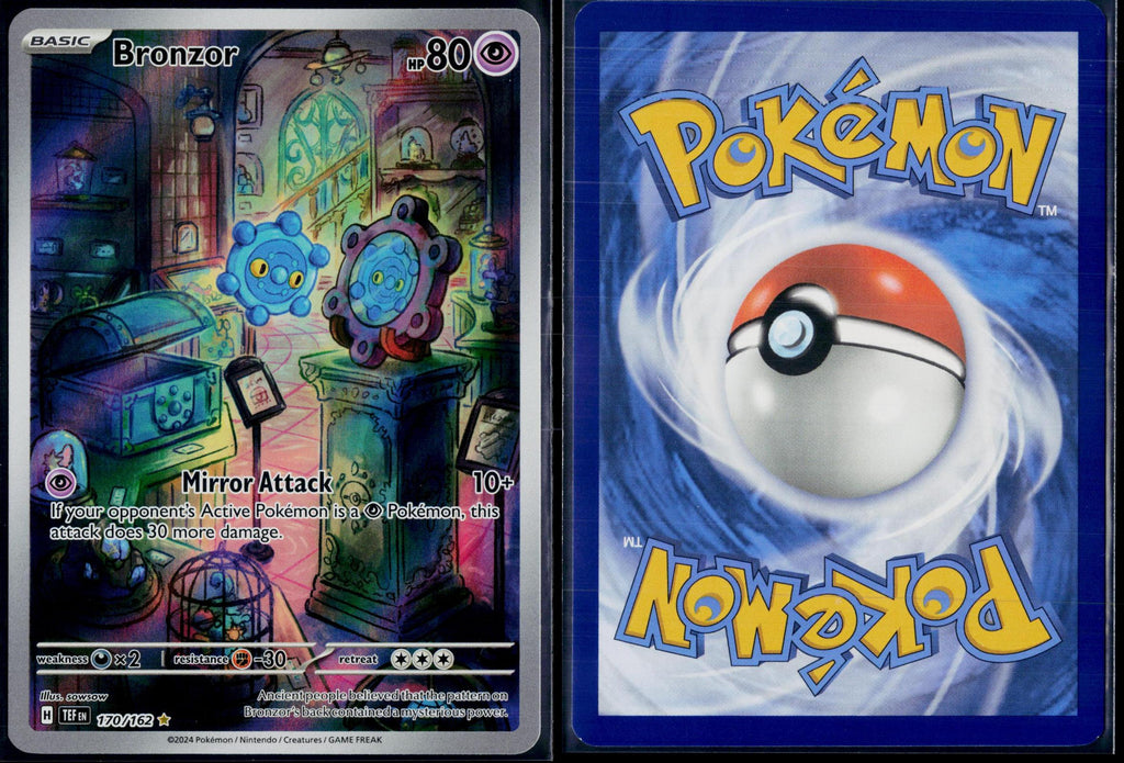 BRONZOR 170/162 🐬 POKEMON TEMPORAL FORCES IR ☀️ HOLO NM/M 🌴