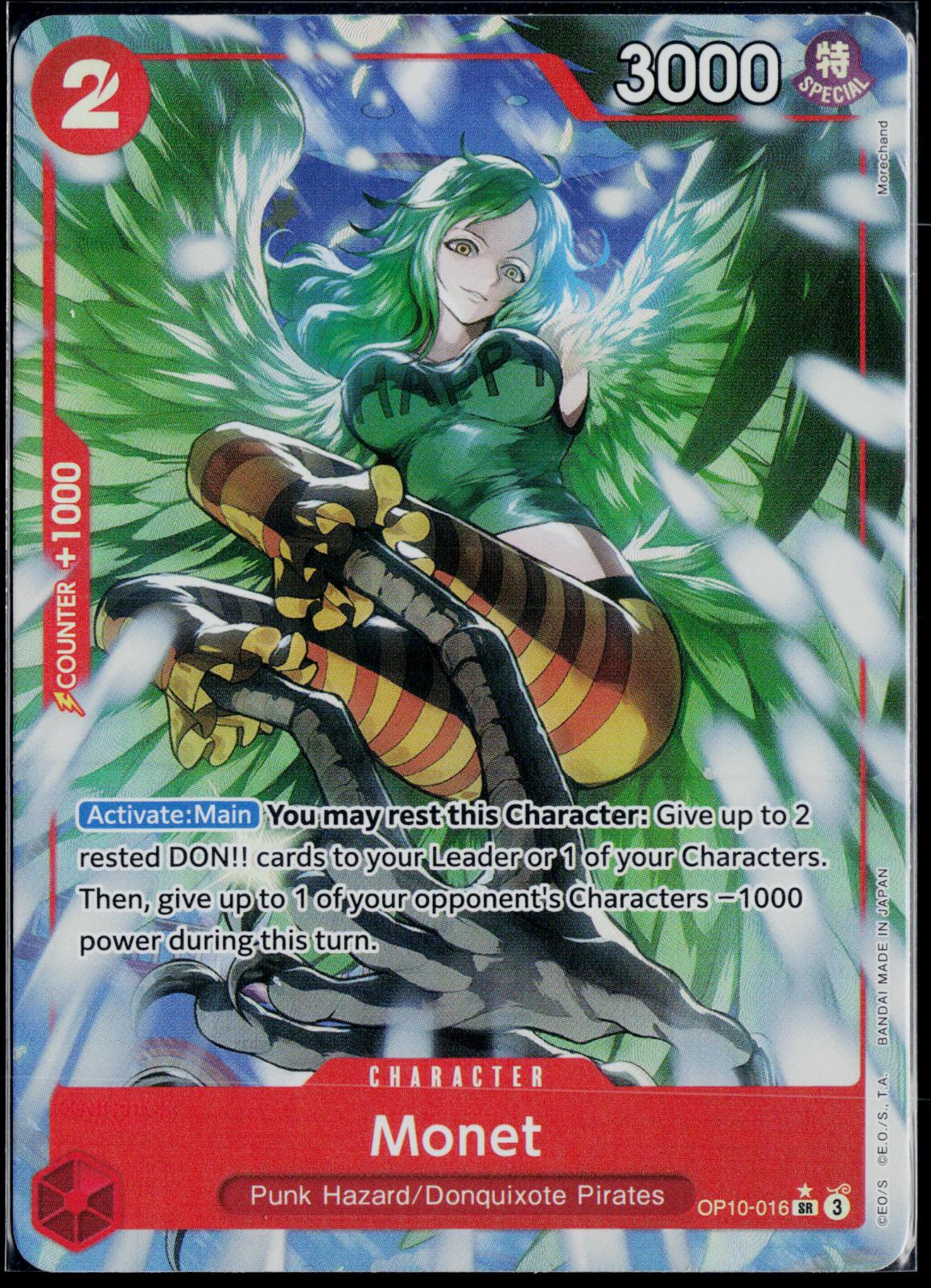 MONET (PARALLEL) OP10-016 ONE PIECE ROYAL BLOOD SR NM
