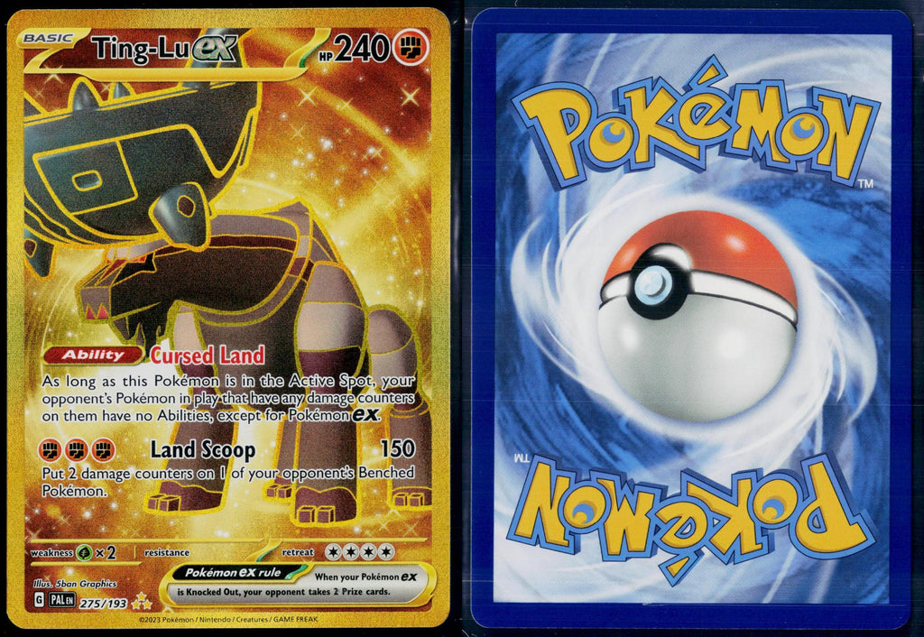TING-LU EX 275/193 POKEMON PALDEA EVOLVED HYPER RARE NM
