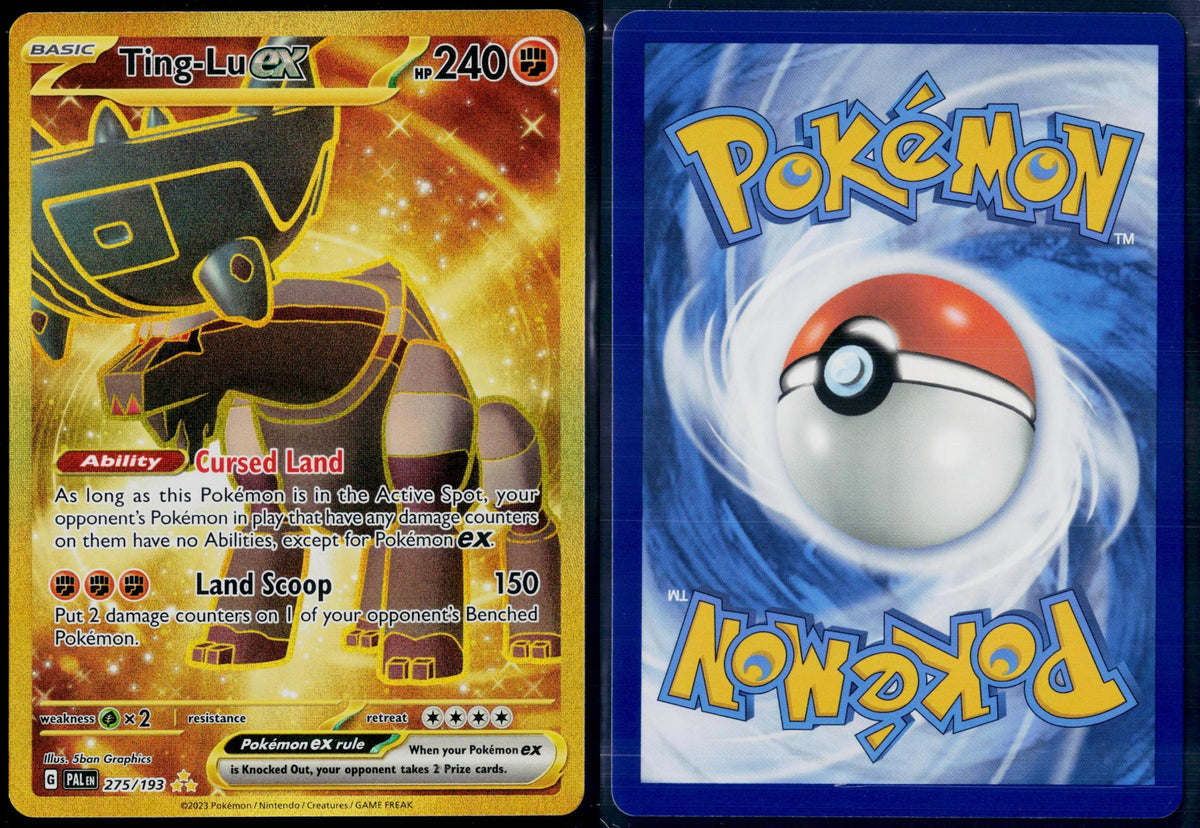 TING-LU EX 275/193 POKEMON PALDEA EVOLVED HYPER RARE NM