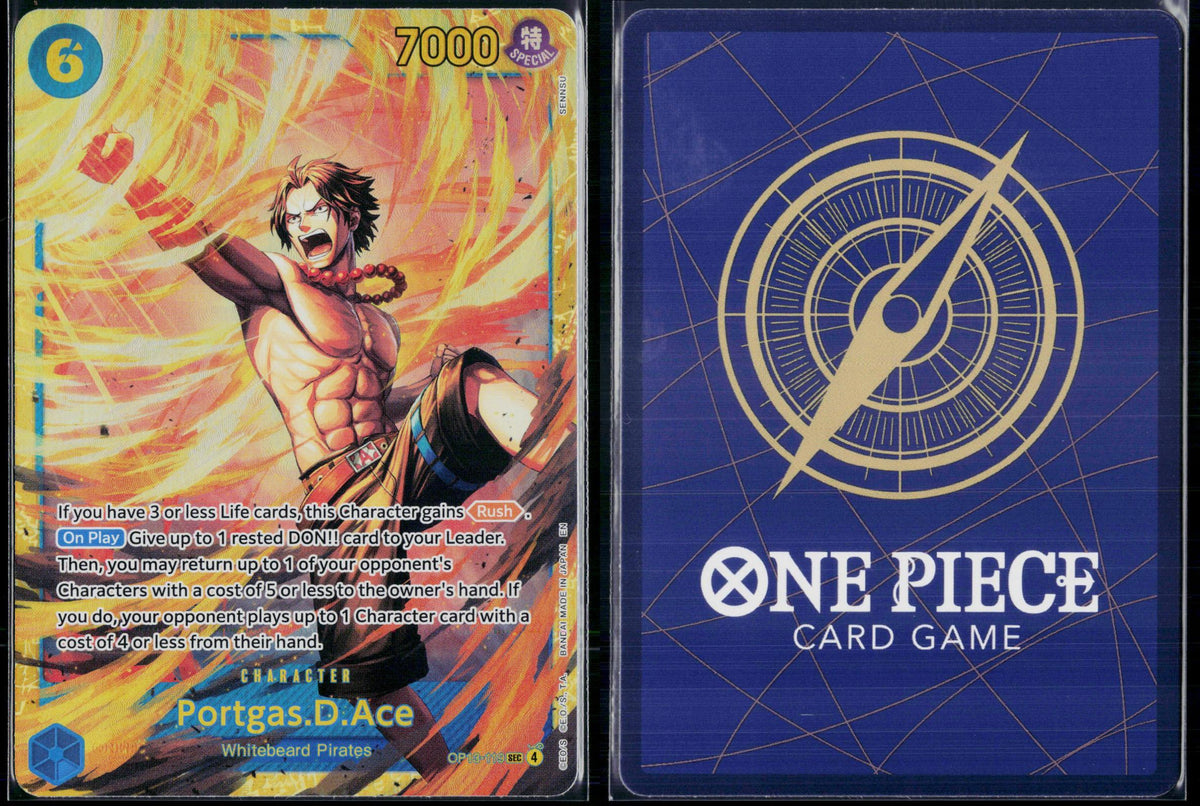 PORTGAS.D.ACE (119) OP13-119 ONE PIECE CARRYING ON HIS WILL SEC NM