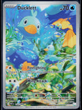 DUCKLETT 109/086 POKEMON WHITE FLARE ILLUSTRATION RARE HOLO NM