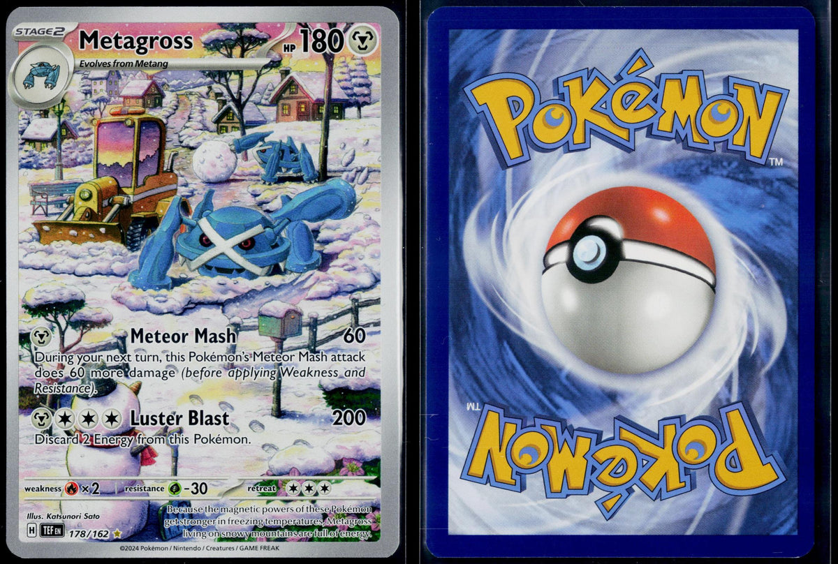 METAGROSS 178/162 POKEMON TEMPORAL FORCES ILLUSTRATION RARE NM