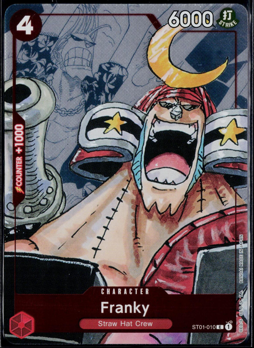 FRANKY (ALTERNATE ART) ST01-010 ONE PIECE ONE PIECE PROMOTION CARDS P FOIL NM