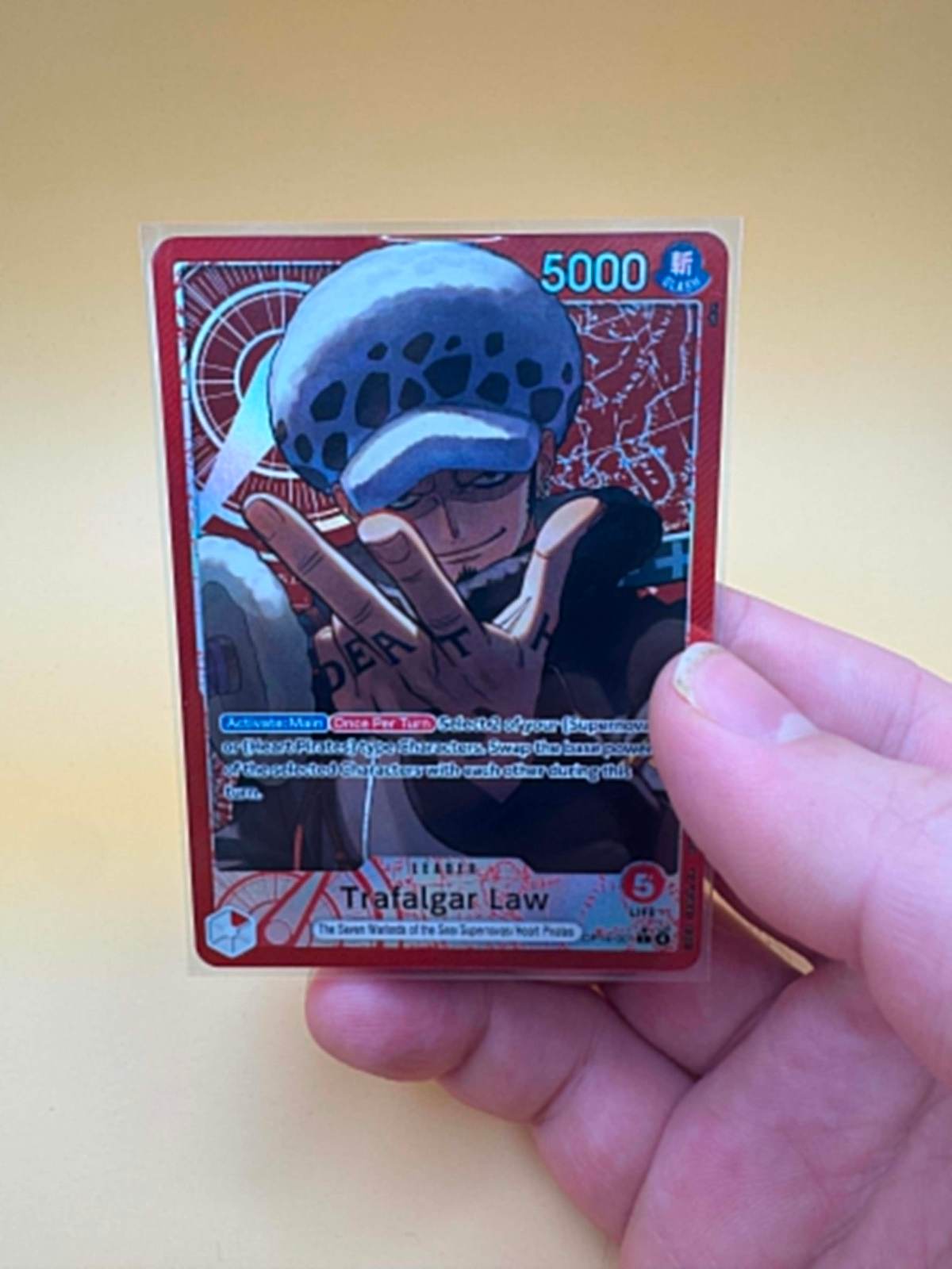 TRAFALGAR LAW OP14-001 ONE PIECE THE AZURE SEA'S SEVEN L NM
