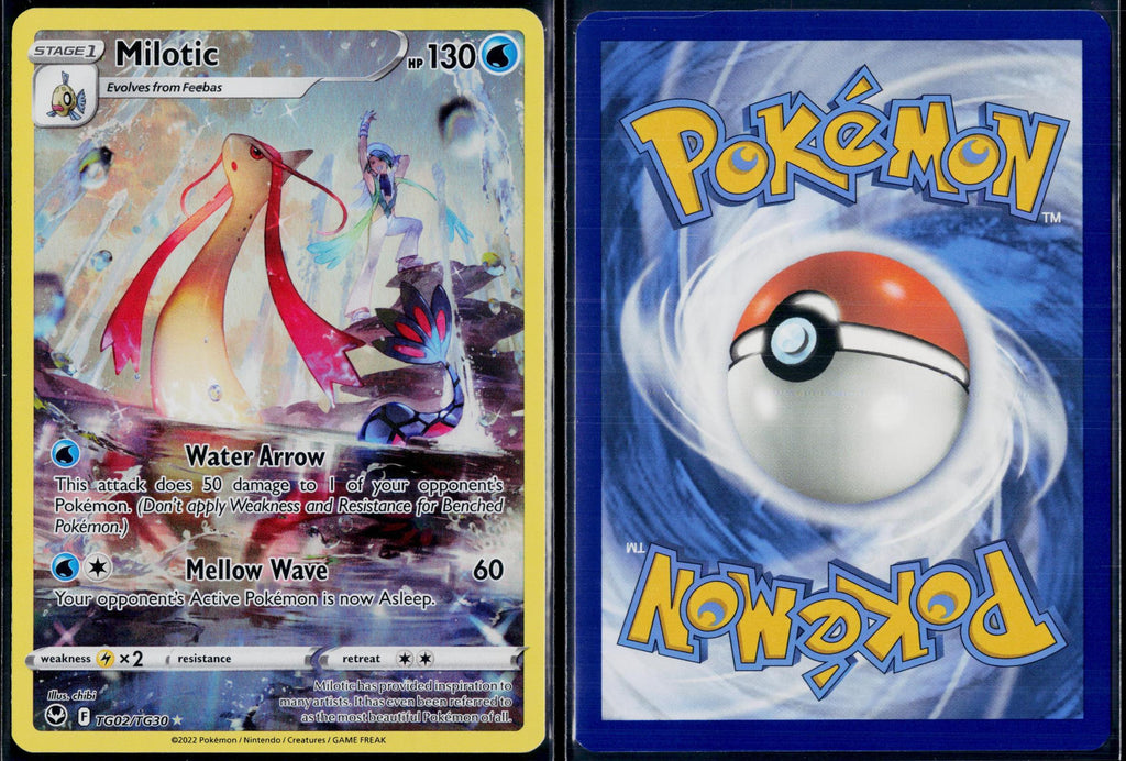 MILOTIC TG02/TG30 POKEMON SILVER TEMPEST TRAINER GALLERY HOLO NM