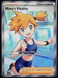 MISTY'S VITALITY 111/084 POKEMON PITCH BLACK ULTRA RARE HOLO NM