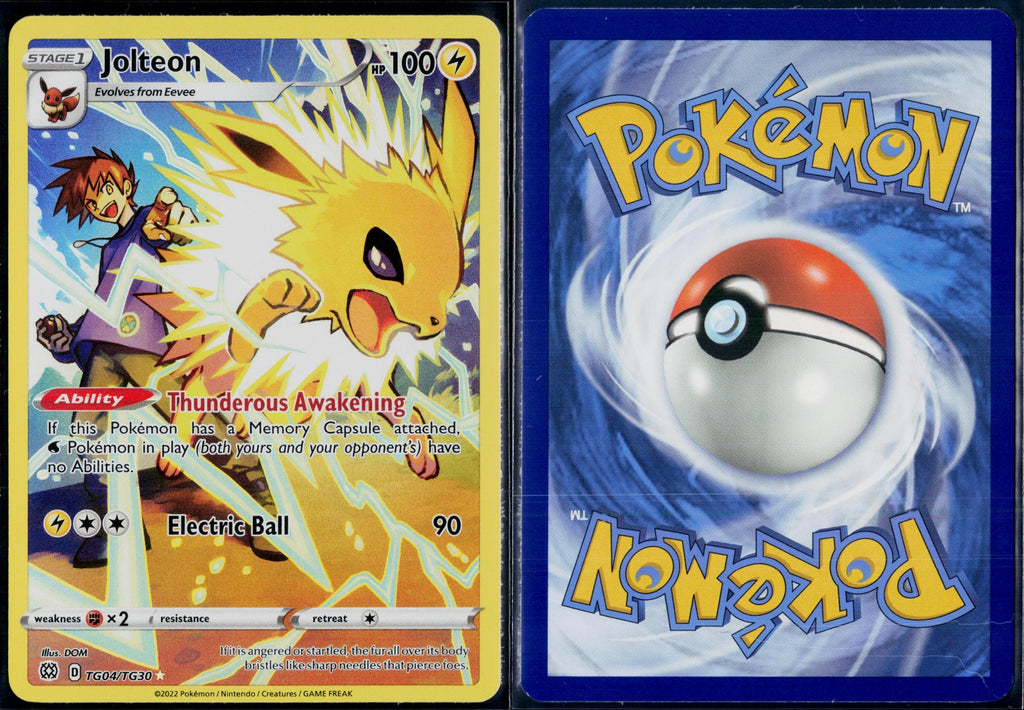 JOLTEON TG04/TG30 POKEMON BRILLIANT STARS TRAINER GALLERY HOLO NM