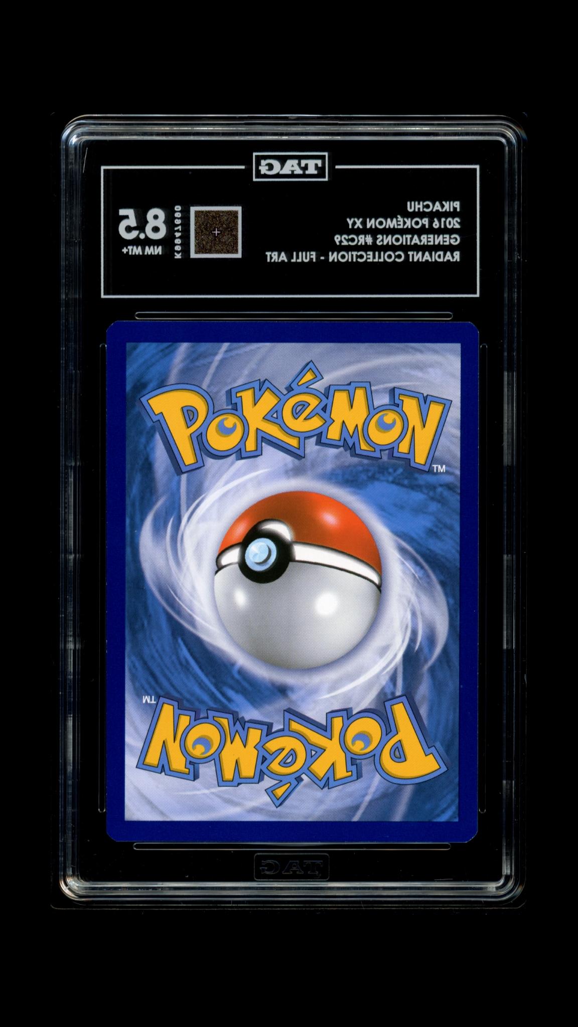 PIKACHU RC29 TAG 8.5 POKEMON FULL ART - ULTRA RARE