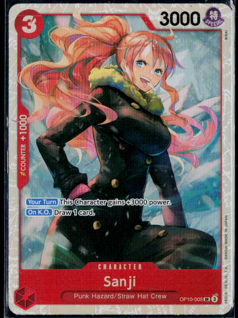 SANJI OP10-005 ONE PIECE ROYAL BLOOD SR NM
