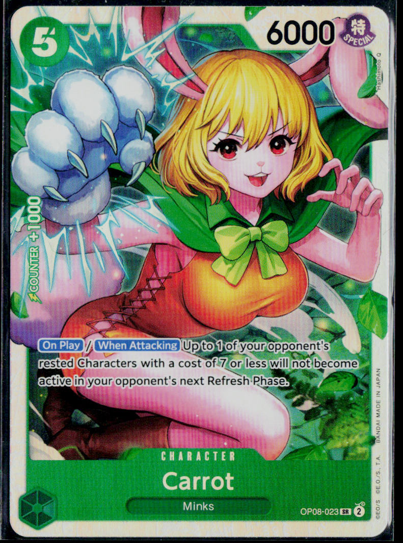 CARROT (023) OP08-023 ONE PIECE TWO LEGENDS SR NM