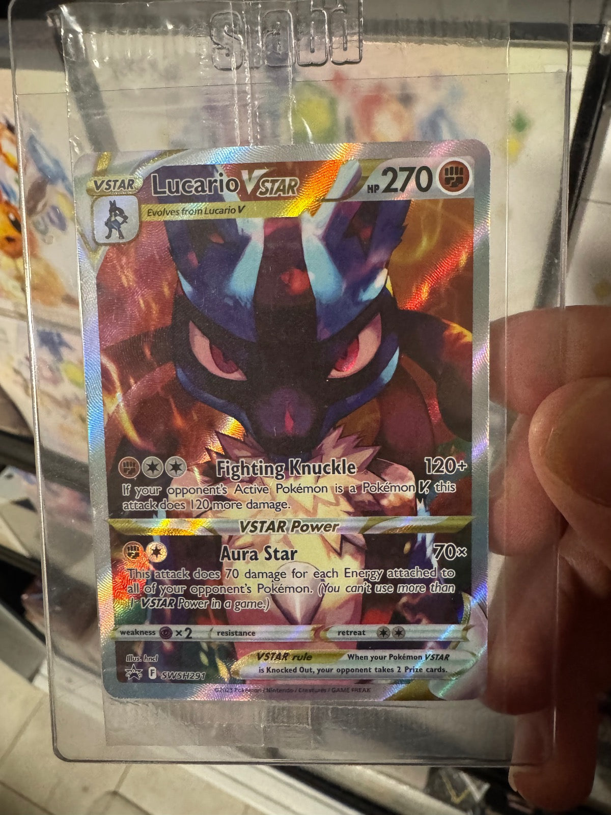 LUCARIO VSTAR SWSH291 POKEMON SWORD & SHIELD PROMO HOLO P NM SEALED