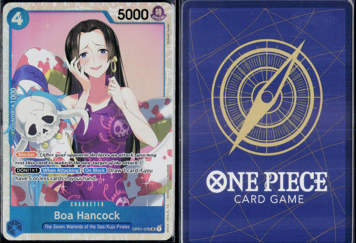 BOA HANCOCK OP01-078 ONE PIECE ROMANCE DAWN SR NM