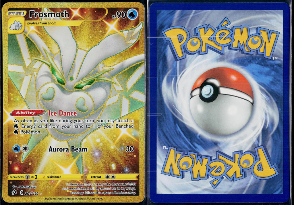 FROSMOTH 204/192 POKEMON REBEL CLASH SEC HOLO NM