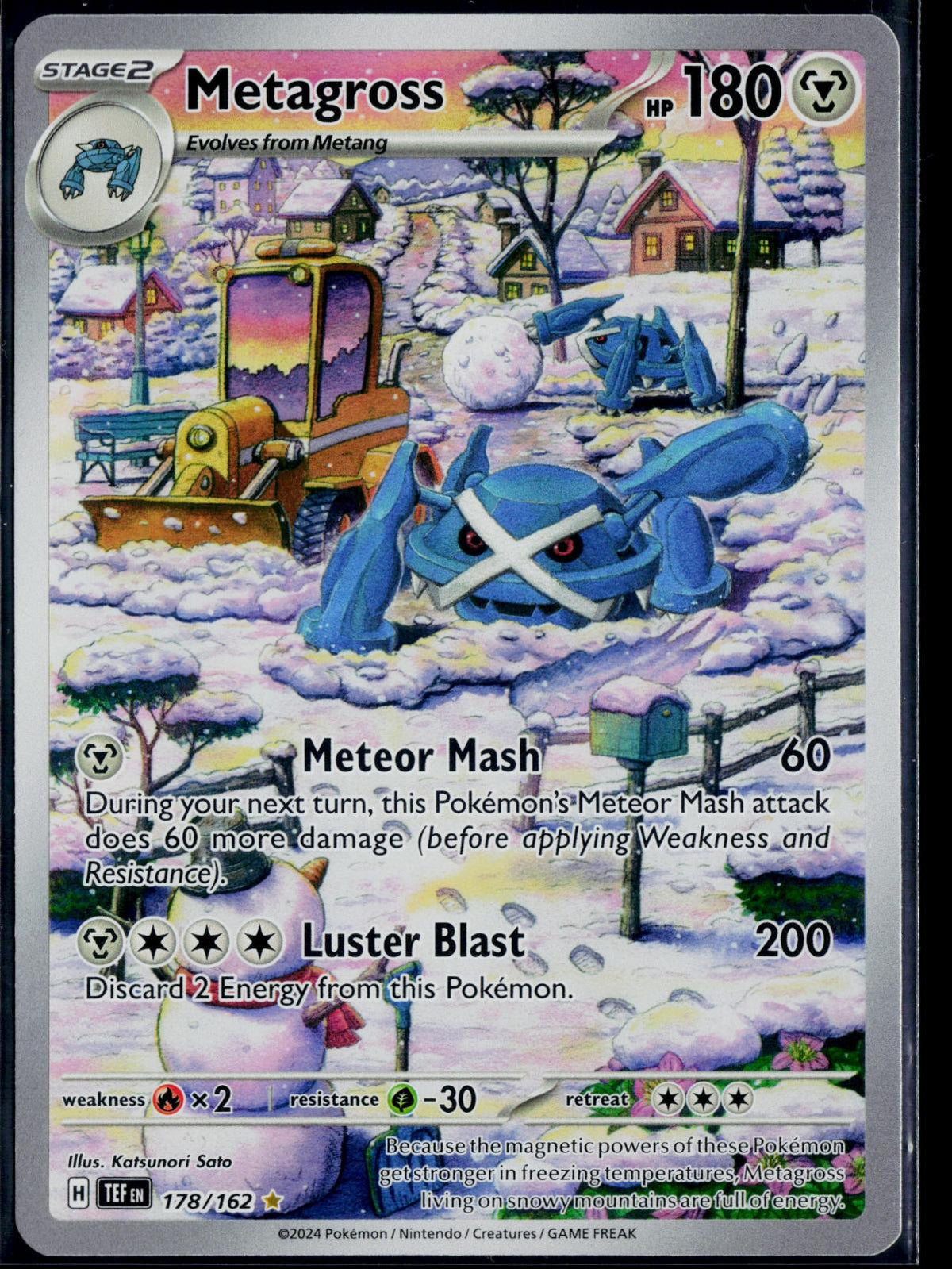 METAGROSS 178/162 🐬 POKEMON TEMPORAL FORCES IR ☀️ HOLO NM/M 🌴