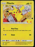 PIKACHU 025/025 POKEMON MCDONALD'S 25TH ANNIVERSARY PROMOS P HOLO NM