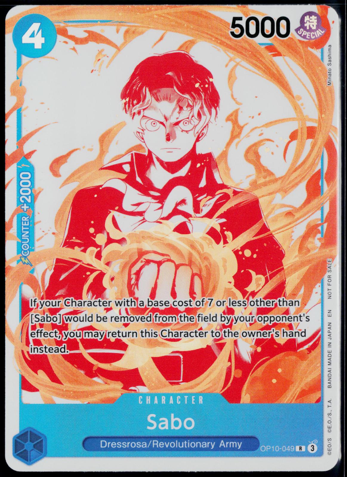 SABO - OP10-049 (3RD ANNIVERSARY TREASURE CAMPAIGN PACK) ONE PIECE NM