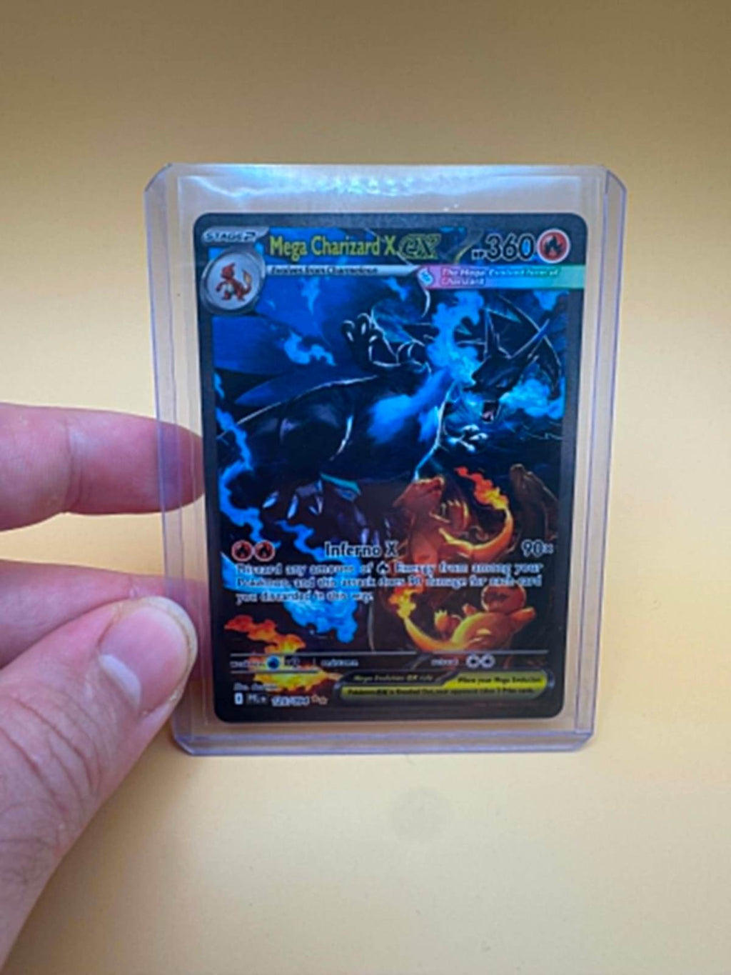 MEGA CHARIZARD X EX 125/094 POKEMON PHANTASMAL FLAMES NM
